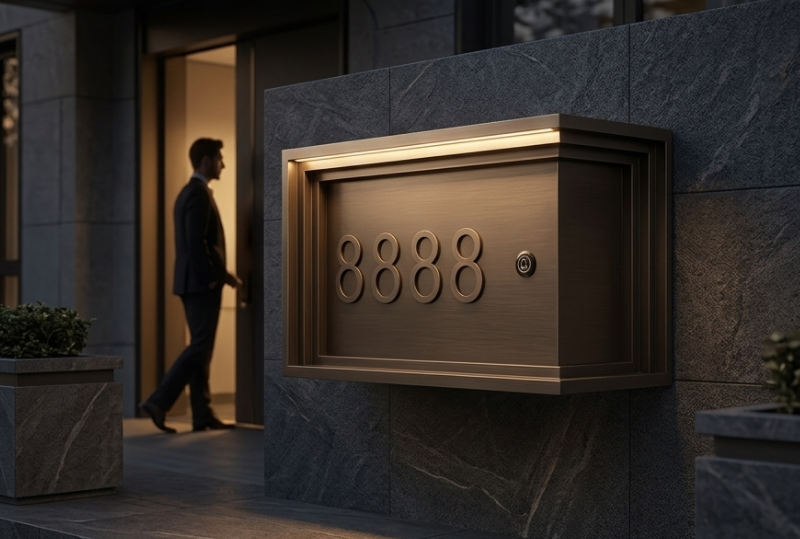 Hotel signage, hotel door signs, custom digital door number manufacturing factory