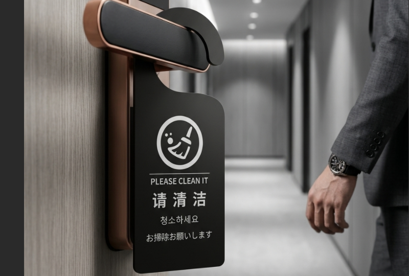 Hotel sign, no smoking sign, do not disturb notice, custom hotel signage factory