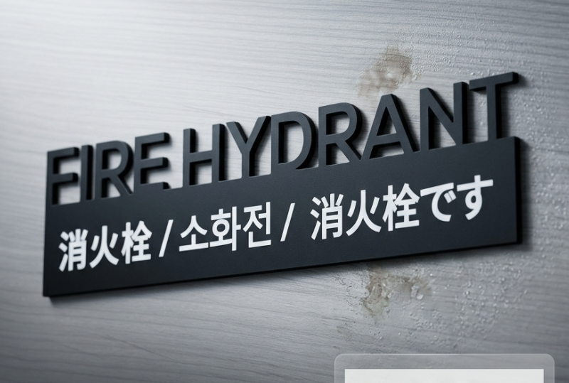 Fire safety signs, fire warning signs, acrylic signs, custom hotel sign manufacturing factory